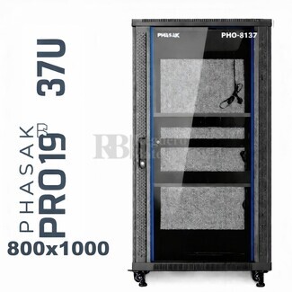 Armario Rack 37U 800x1000 | Phasak Pro PHO-8137 19 In